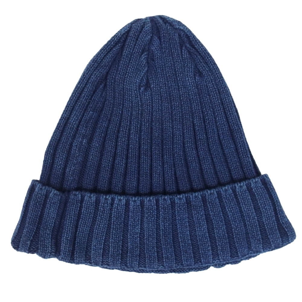Ron Herman ロンハーマン ニットキャップ ニットキャップ ビーニー 帽子 ネイビー系【中古】