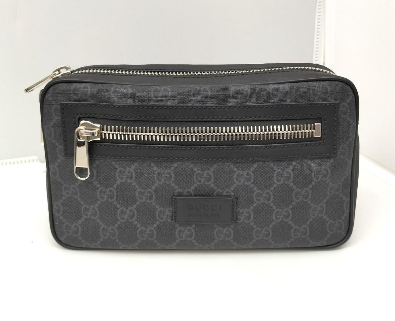 GUCCI GG Black Belt Bag "Black"