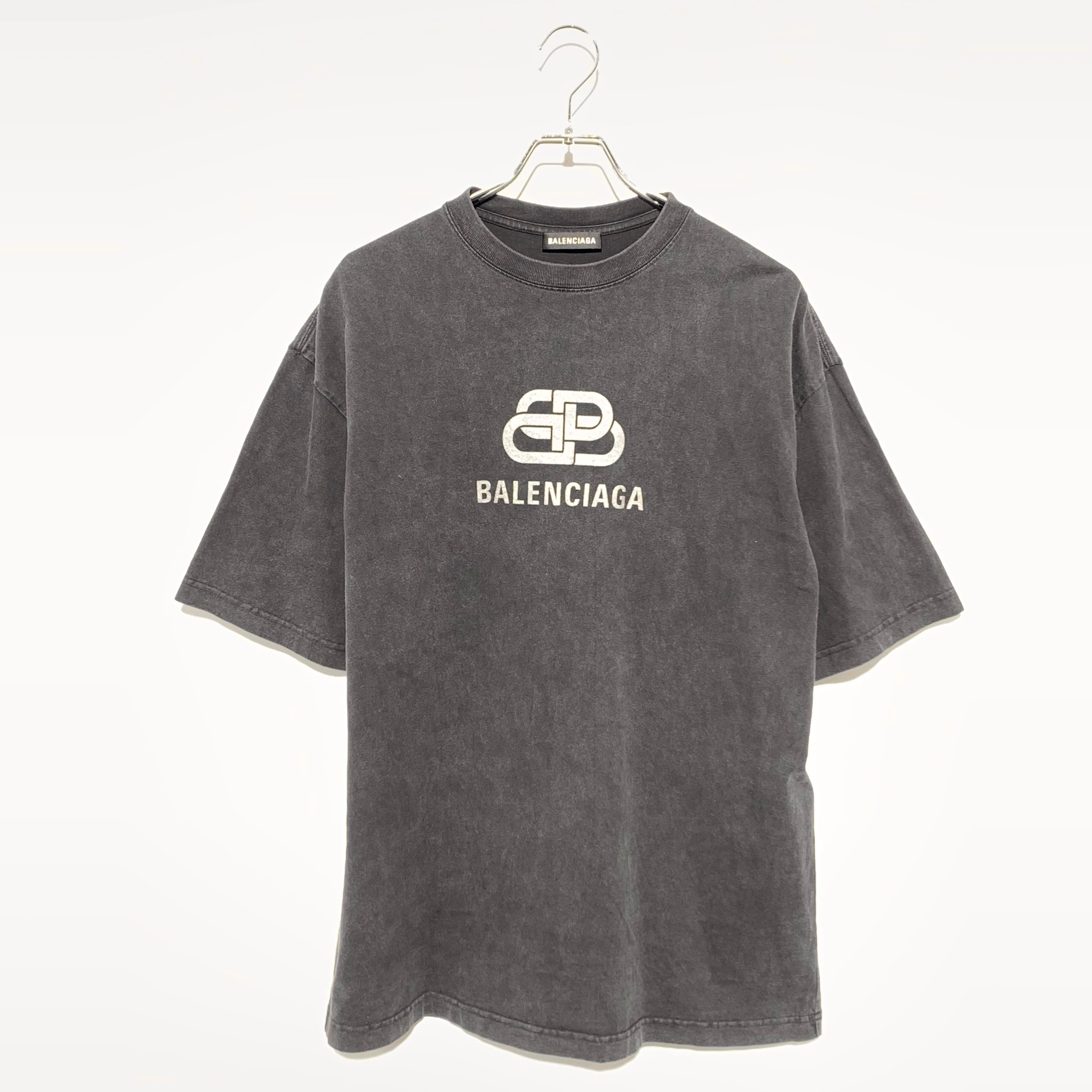 バレンシアガ BBロゴ 半袖Tシャツ