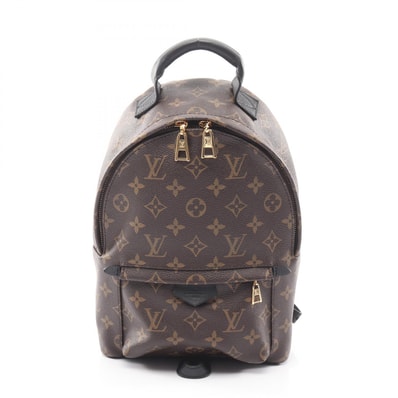 ルイ・ヴィトン LOUIS VUITTON パームスプリングスPM リュックサック バックパック バッグ PVCコーティングキャンバス レザー モノグラム レディース ブラウン系 / ブラック系 M41560 【中古】