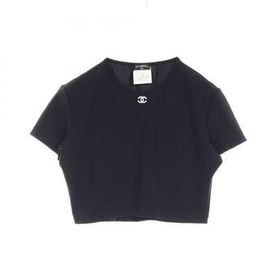 シャネル CHANEL ココマーク カットソー 衣料品 トップス ナイロン レディース ブラック系 PO5010VO3909 【中古】