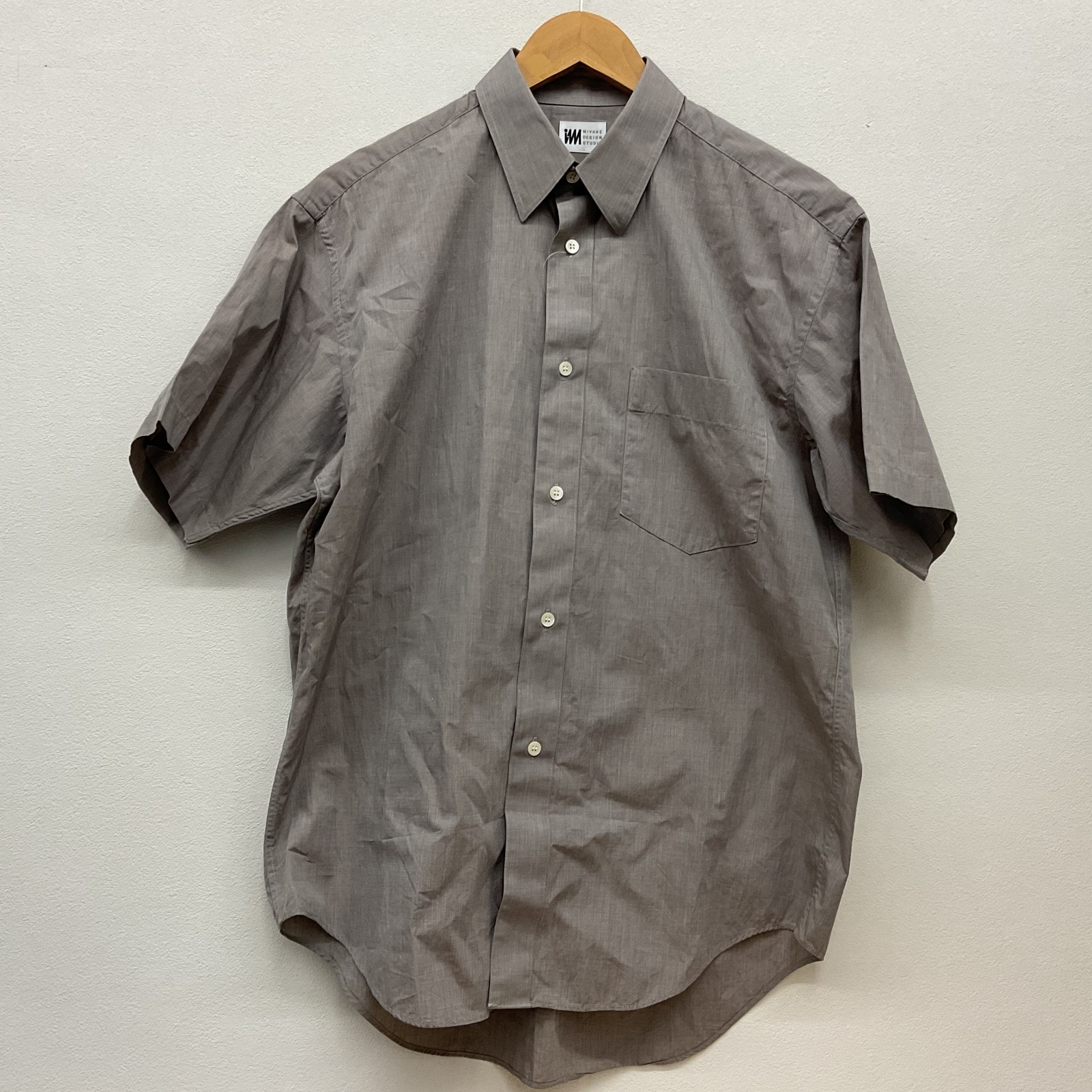 C (やや傷や汚れあり)】ISSEI MIYAKE 【イッセイミヤケ】半袖 シャツ