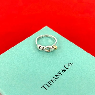 TIFFANY&Co. ティファニー ラブノット リング シルバー925 K18イエローゴールド リング・指輪 12号 シルバー
31875
