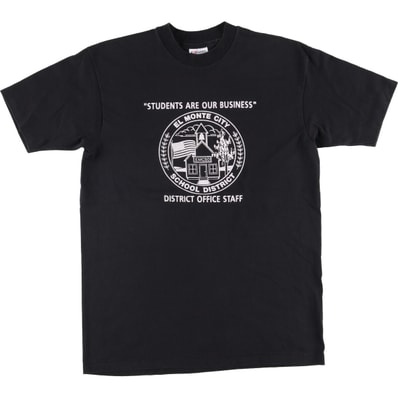 古着 80年代 ヘインズ Hanes Fifty-Fifty 青タグ プリントTシャツ USA製 メンズL相当 ヴィンテージ/eaa576493