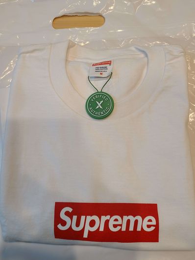 Supreme 20th Anniversary Box Logo Tee "White"