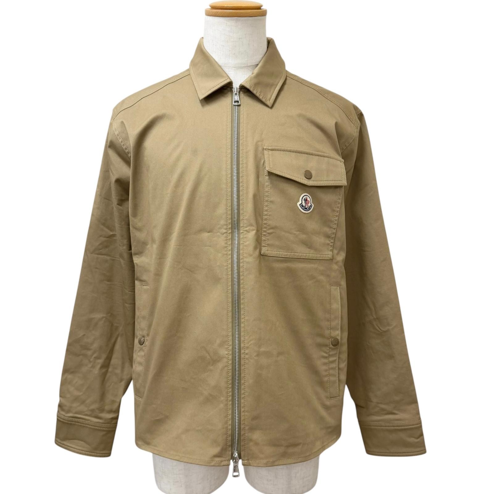 良品 モンクレール ブルゾン CAMICIA ベージュ メンズ L