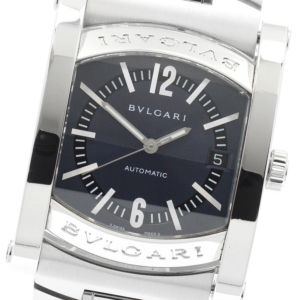 ブルガリ アショーマ デイト AA44S 自動巻き メンズ 【中古】