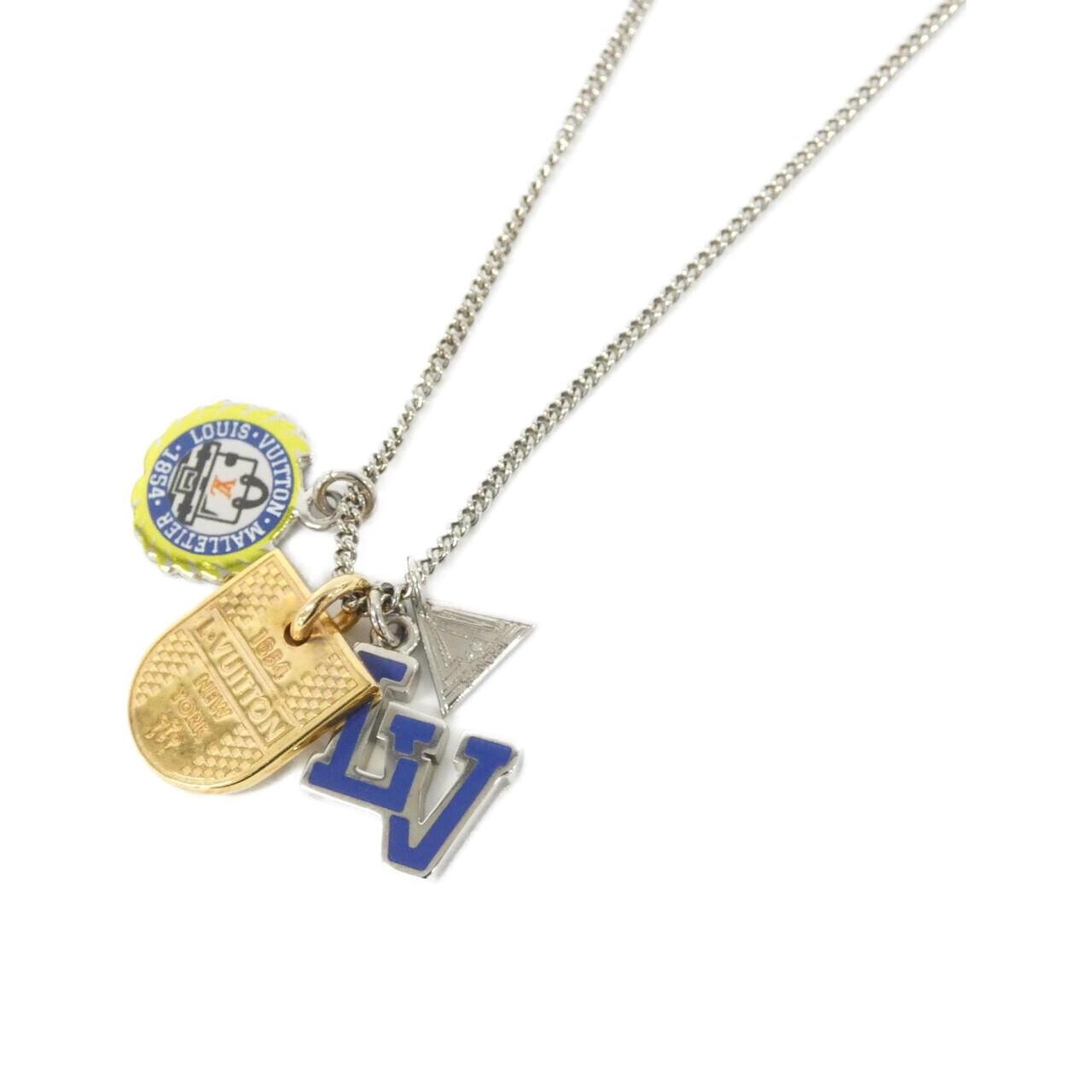 ルイヴィトン コリエ チャームズ LVリーグ LVイニシャル M61996 ネックレス