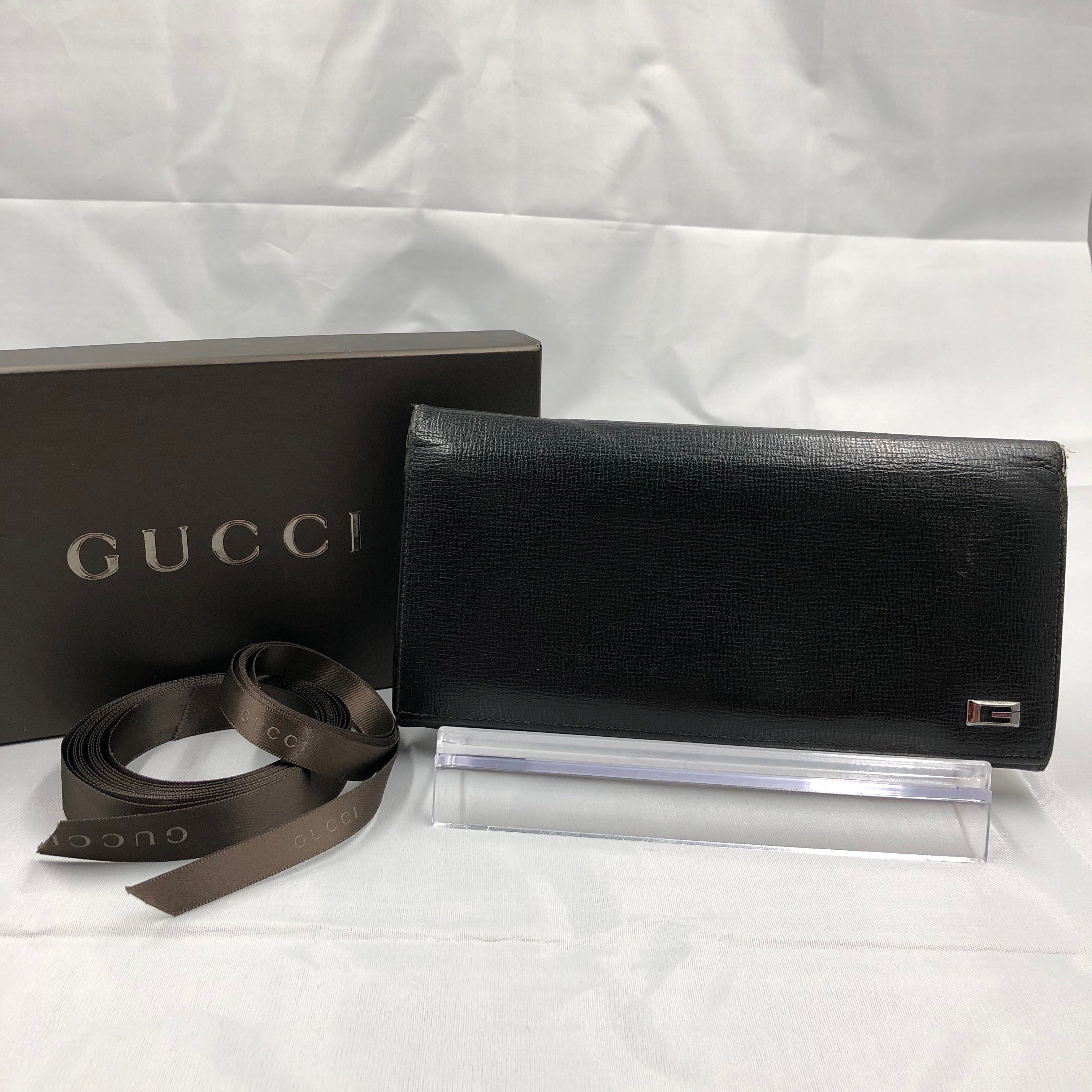 GUCCI Sean Long Wallet "Black"
