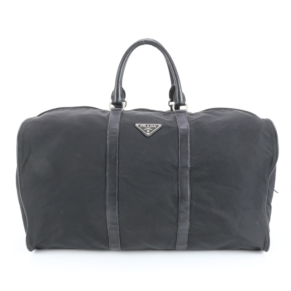 ■美品 プラダ テスート ナイロンサフィアーノ トライアングルロゴ