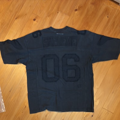 Supreme x MM6 Maison Margiela Cotton Football Jersey "Black"
