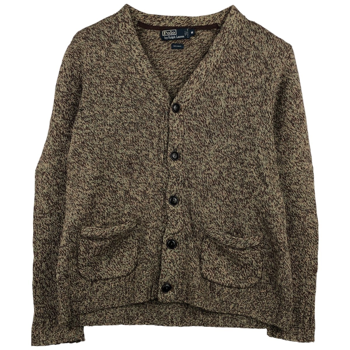 古着 ラルフローレン Ralph Lauren POLO by Ralph Lauren ウールニットカーディガン メンズM相当/eaa604725