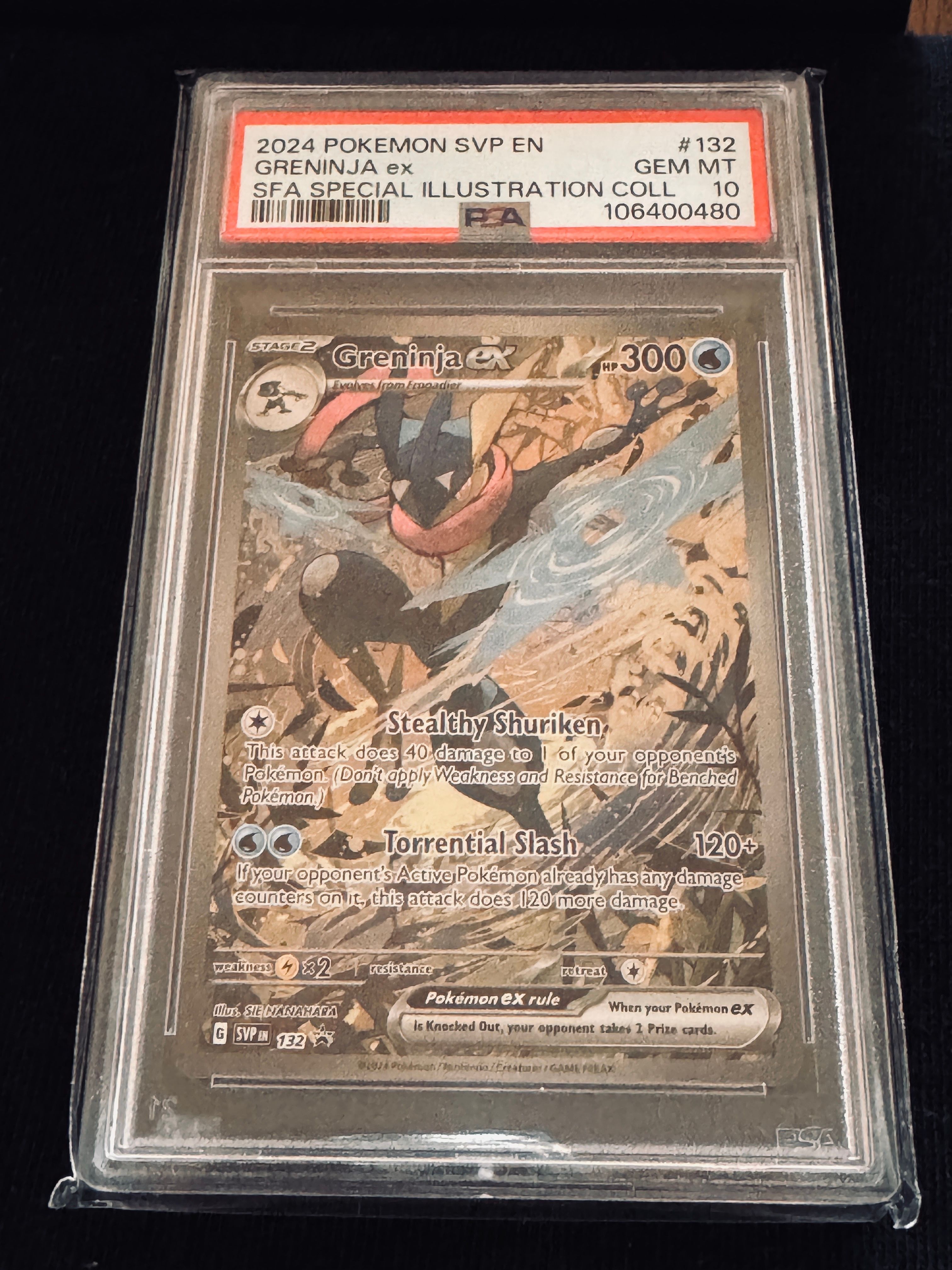ゲッコウガex P [SVP EN 132]【英語版】(スカーレット&バイオレット「シュラウデッドフェイブル ゲッコウガex スペシャルイラストレーション コレクション」)