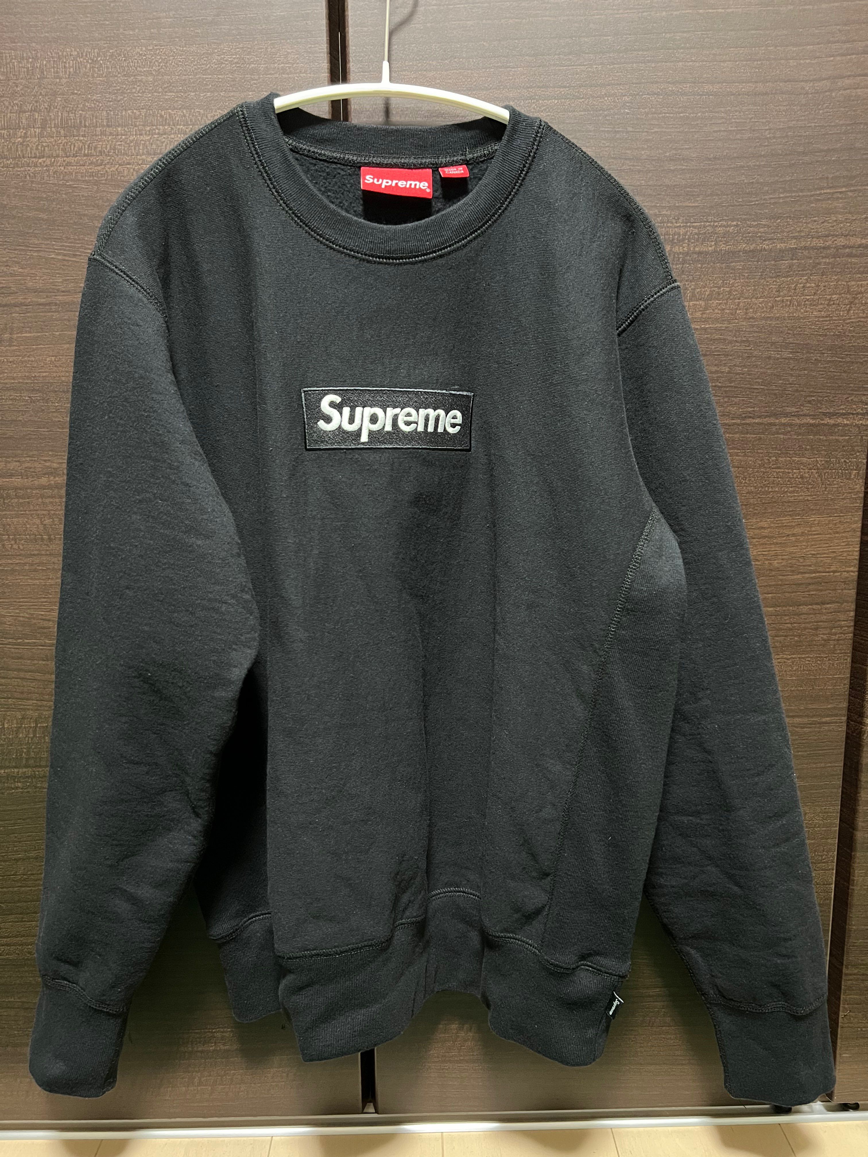 Supreme Box Logo Crewneck Sweatshirt "Black" (18FW)