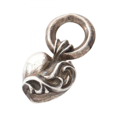 Chrome Hearts Heart Charm Top "Silver"