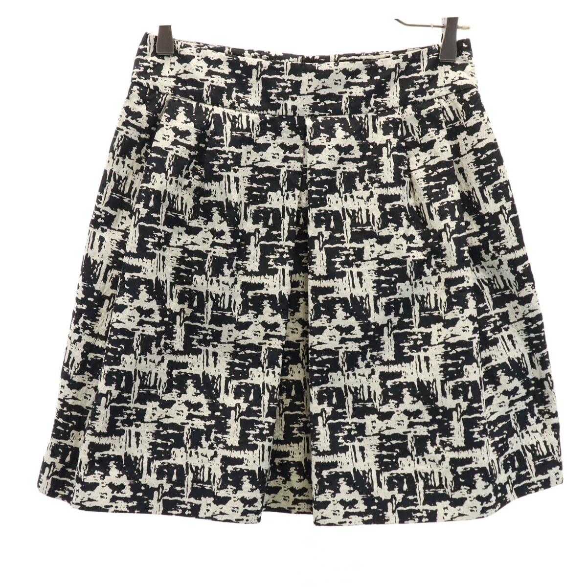 MAX MARA Weekend マックスマーラウィークエンド 総柄 ミディスカート 36 ブラック