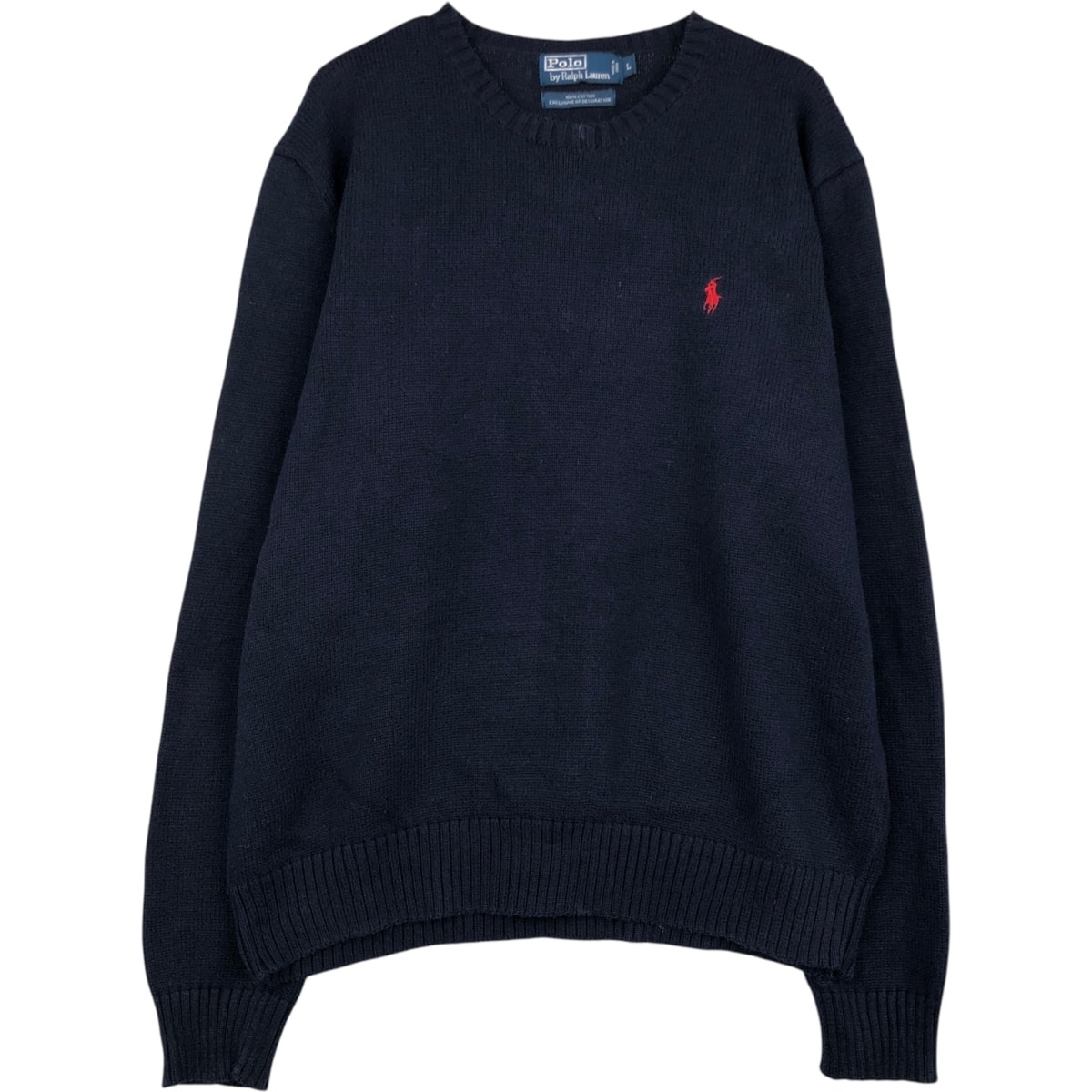 古着 ラルフローレン Ralph Lauren POLO by Ralph Lauren コットンニットセーター メンズL相当/eaa627432