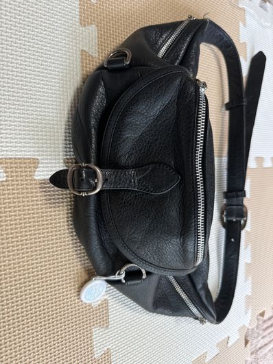 Chrome Hearts #1 Snat Pack Leather West Bag "Black"