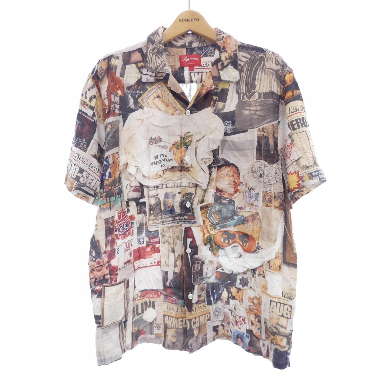 シュプリーム SUPREME Dash's Wall Rayon S/Sシャツ