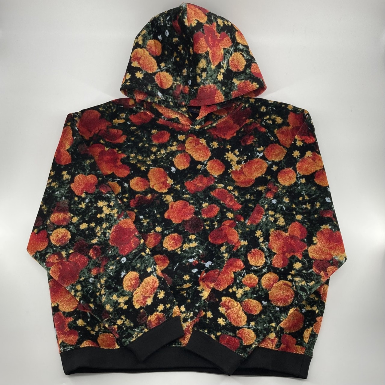 LOUIS VUITTON(ルイ・ヴィトン) ポピーズ フーディー ヴァージルアブロー L RM191 JZB パーカー ブラック×マルチカラー
