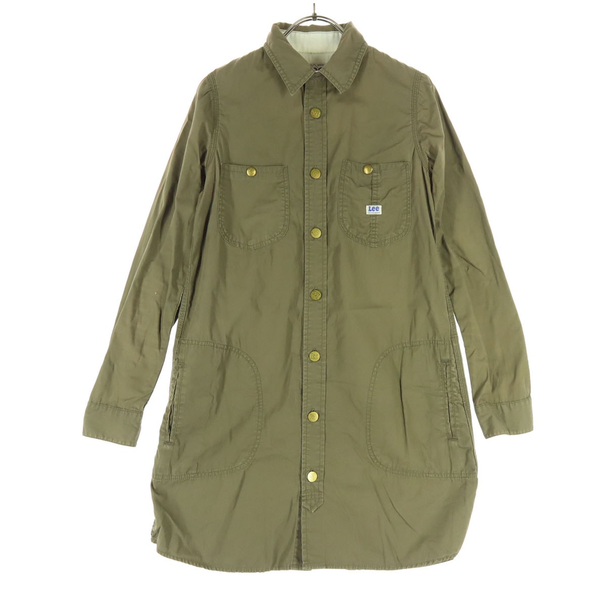 Lee リー 長袖 ショップコート M ブラウン