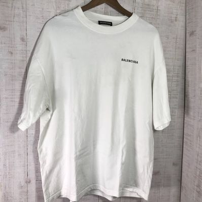 BALENCIAGA Large Fit T-shrit "White"