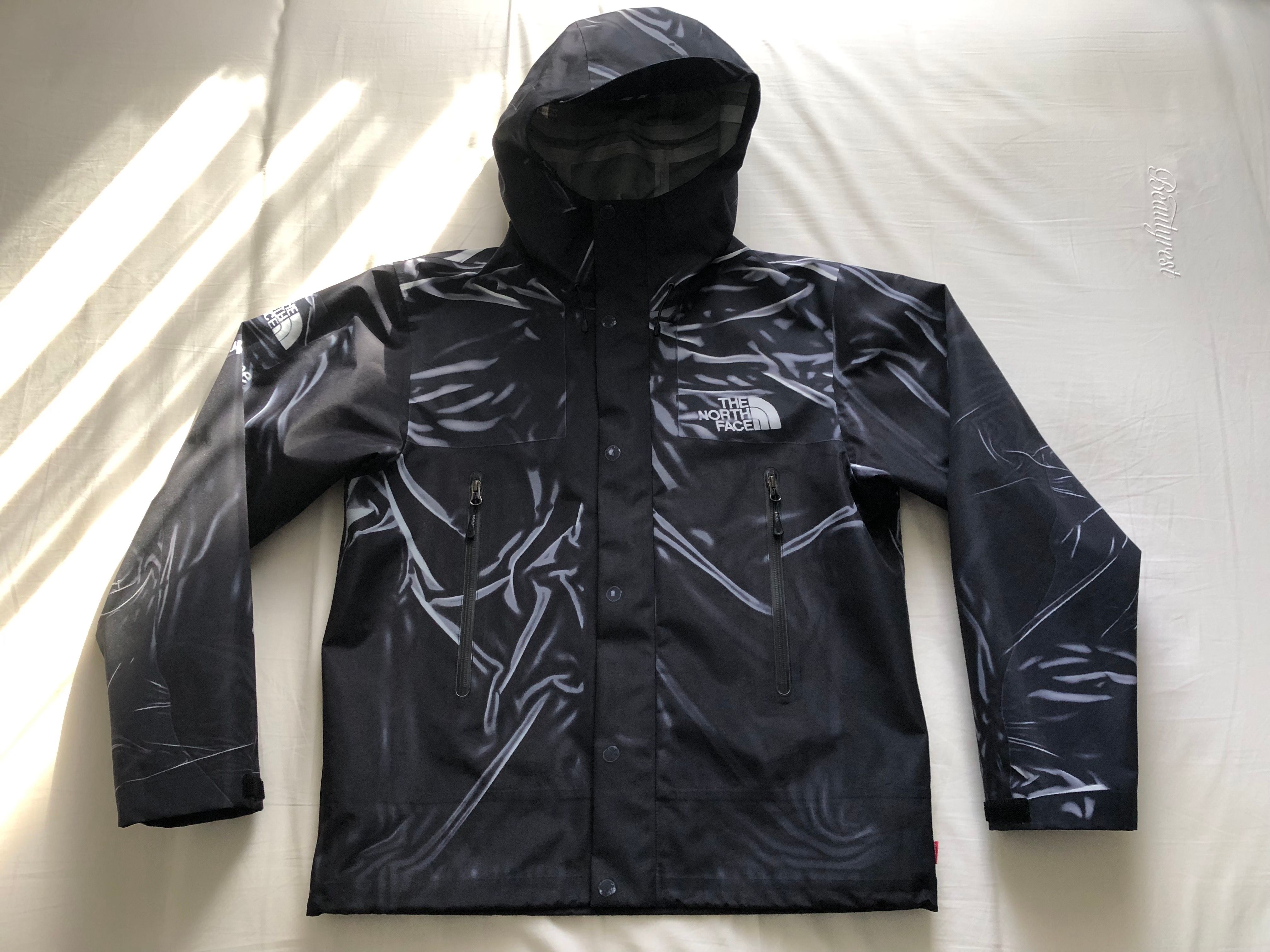 Supreme x The North Face Trompe Loeil Printed Taped Seam Shell Jacket "Black"