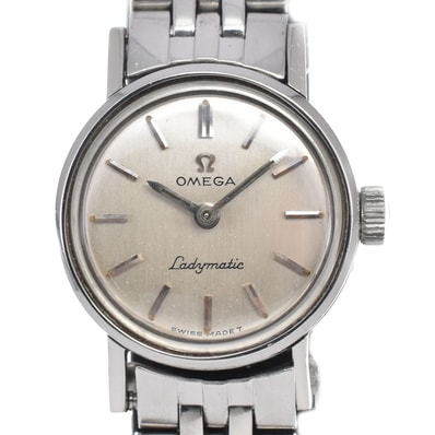 オメガ OMEGA 555.003 ヴィンテージ デビル レディマティック Cal.661 自動巻き レディース C#146754