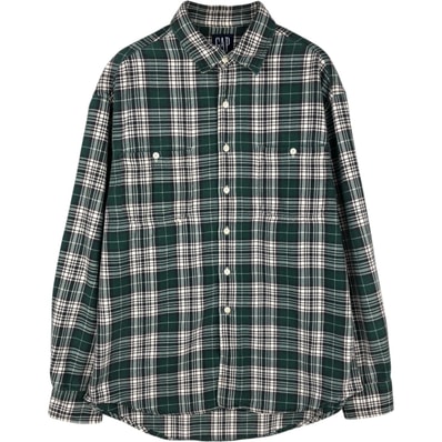 古着 90年代 ギャップ GAP オールドギャップ 長袖 フランネルチェックシャツ メンズXL相当 ヴィンテージ/eaa477909