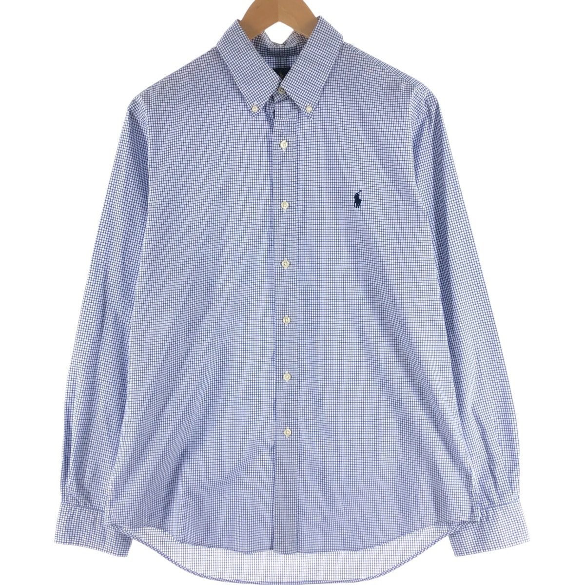 古着 ラルフローレン Ralph Lauren ギンガムチェック 長袖 ボタンダウンチェックシャツ メンズL相当/eaa539276