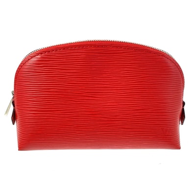 LOUIS VUITTON ルイ・ヴィトン ポシェット コスメティック ポーチ M41114 エピレザー レッド レディース【中古】