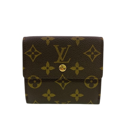 ルイヴィトン LOUIS VUITTON 三つ折り財布 モノグラム ポルト モネビエ カルト クレディ ブラウン