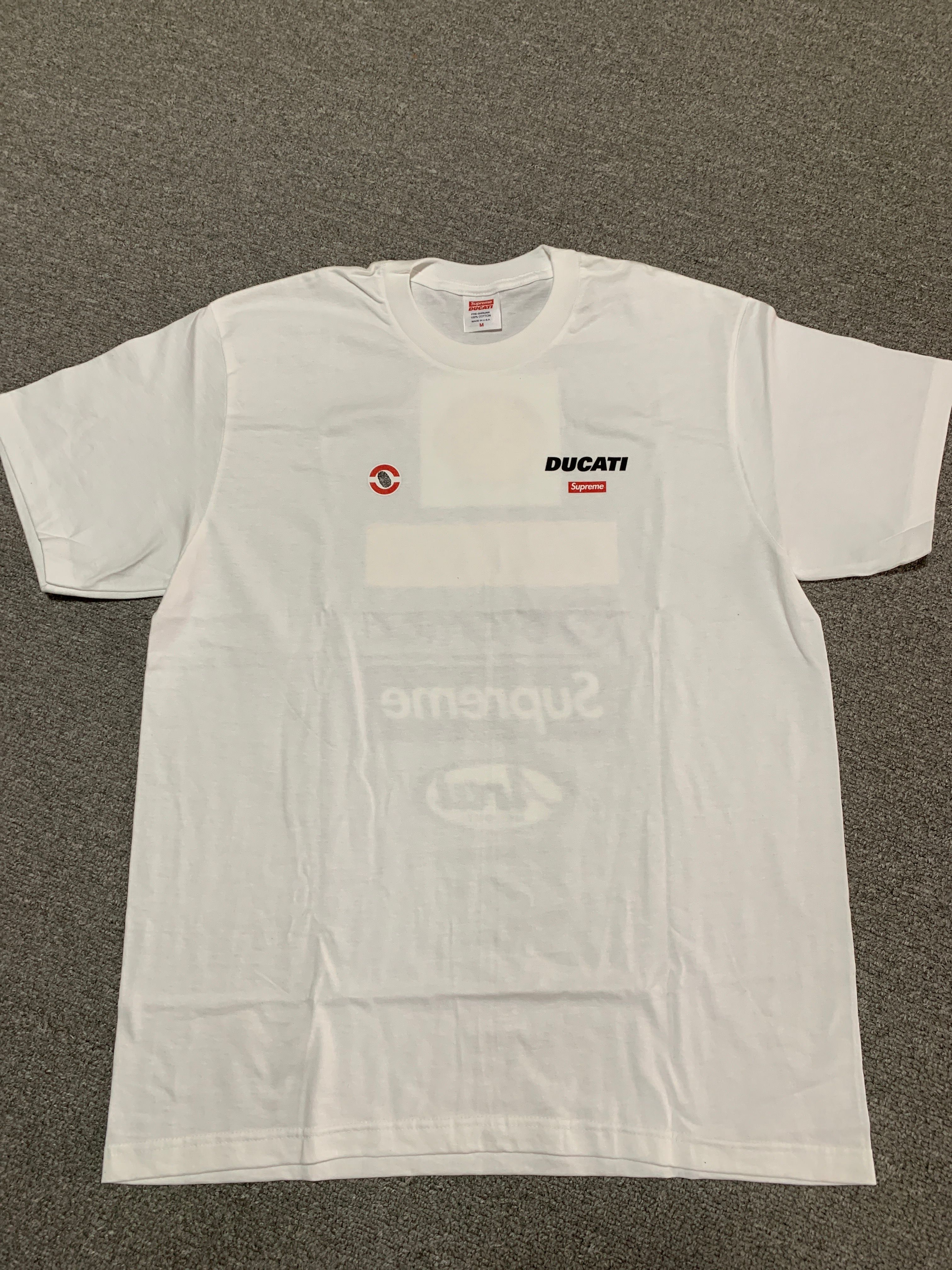 Supreme x Ducati Logos Tee "White"