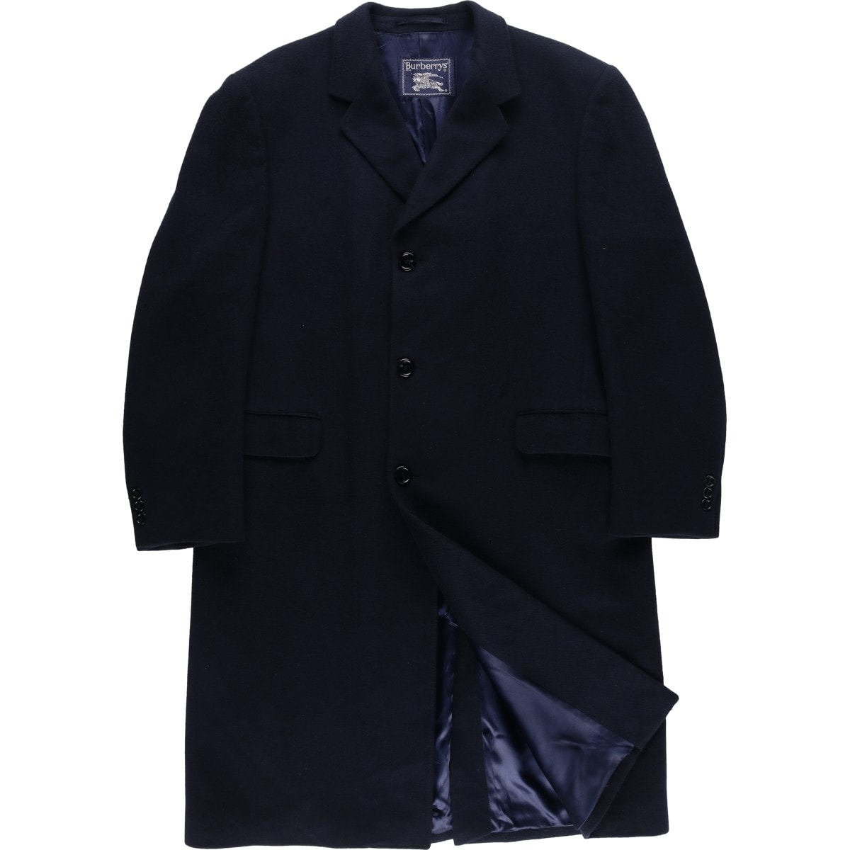 古着 バーバリー Burberry's BURBERRY LONDON カシミア混 ウール チェスターコート メンズXL相当/evb032395