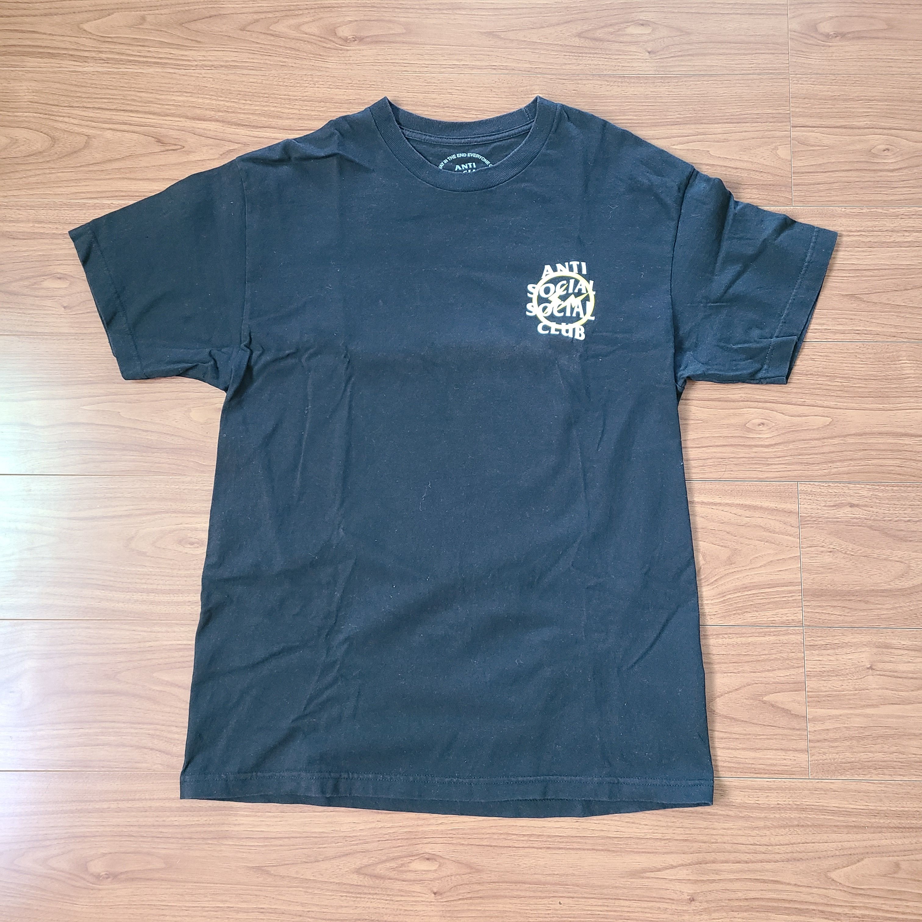 ANTI SOCIAL SOCIAL CLUB x FRAGMENT BOLT TEE "Yellow"