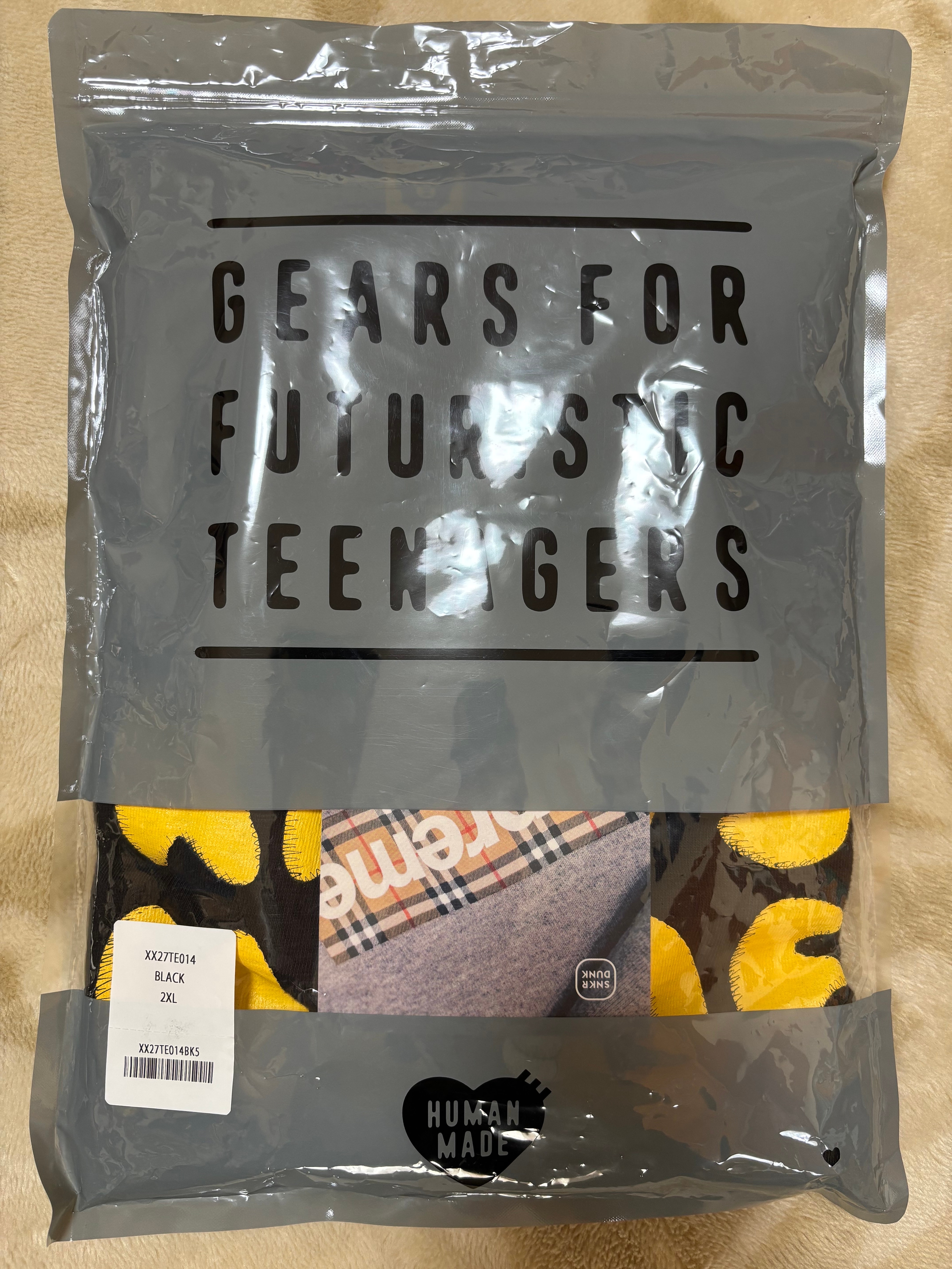 ヒューマンメイド x カウズ カウズ メイド グラフィック Tシャツ #1 "ブラック" XX27TE014