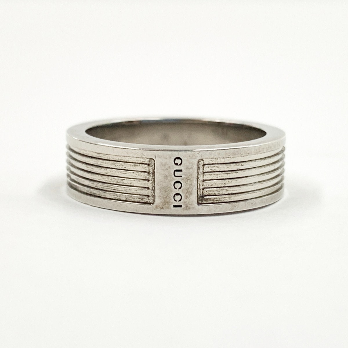 GUCCI グッチ ストライプ リング Ag925 シルバー 925 6.8g 16号