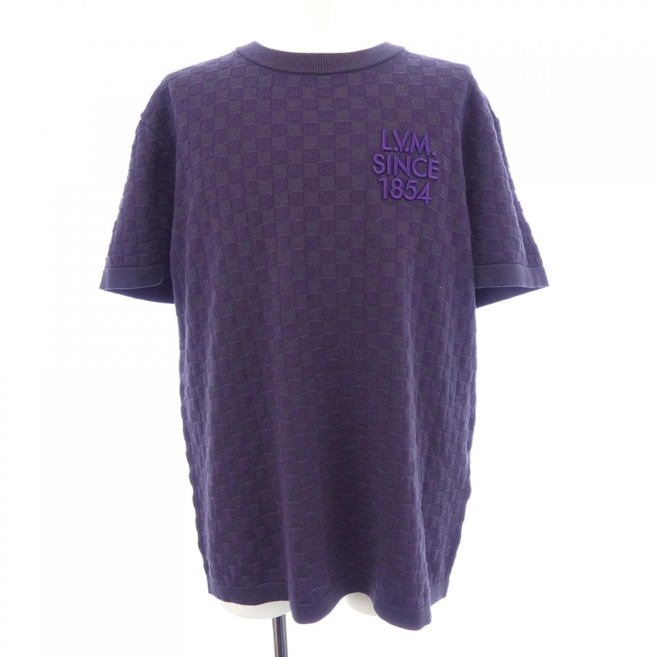 ルイヴィトン LOUIS VUITTON ダミエジャカード ショートスリーブクルーネック HUN90WAUR トップス