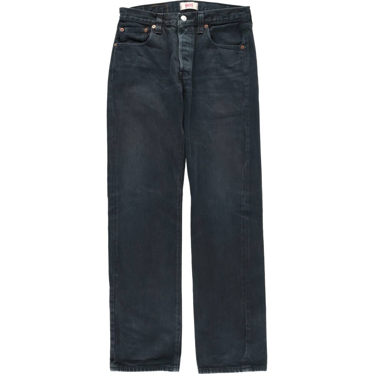 古着 リーバイス Levi's 501 ユーロモデル ブラックデニム ストレートデニムパンツ メンズw30相当/eaa615377