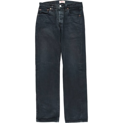 古着 リーバイス Levi's 501 ユーロモデル ブラックデニム ストレートデニムパンツ メンズw30相当/eaa615377