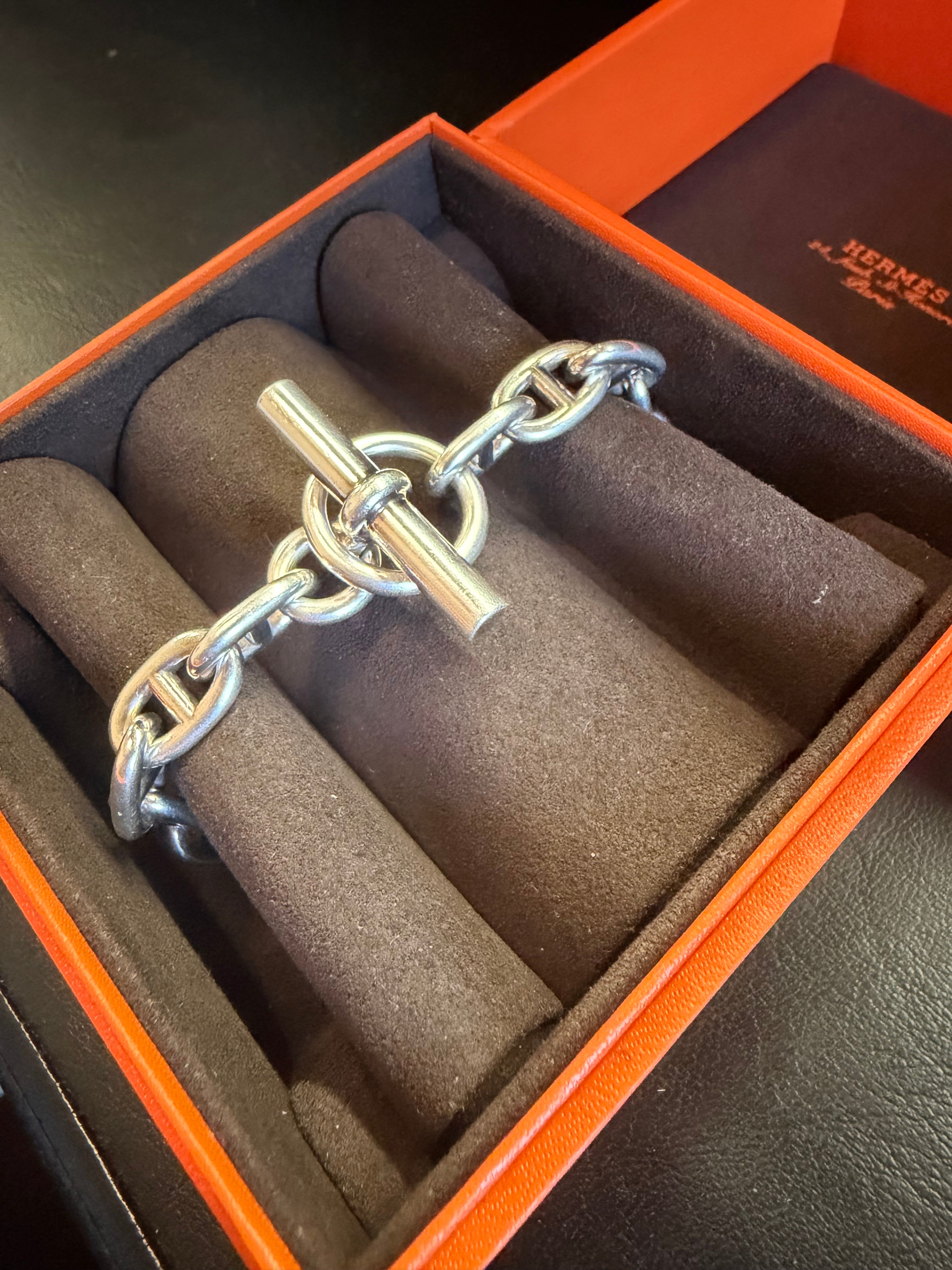 Hermes Chaine D'ancre MM Bracelet "Silver"