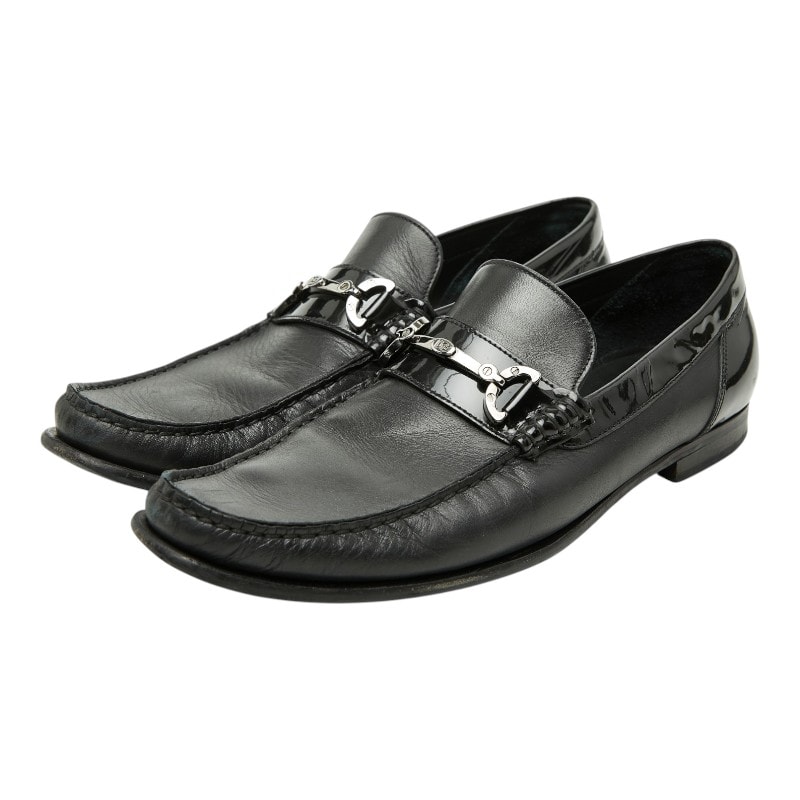ドルチェアンドガッバーナ - ドレスシューズ ビットローファー サイズ7.5(41.5) ブラック レザー メンズ DOLCE&GABBANA 【中古】