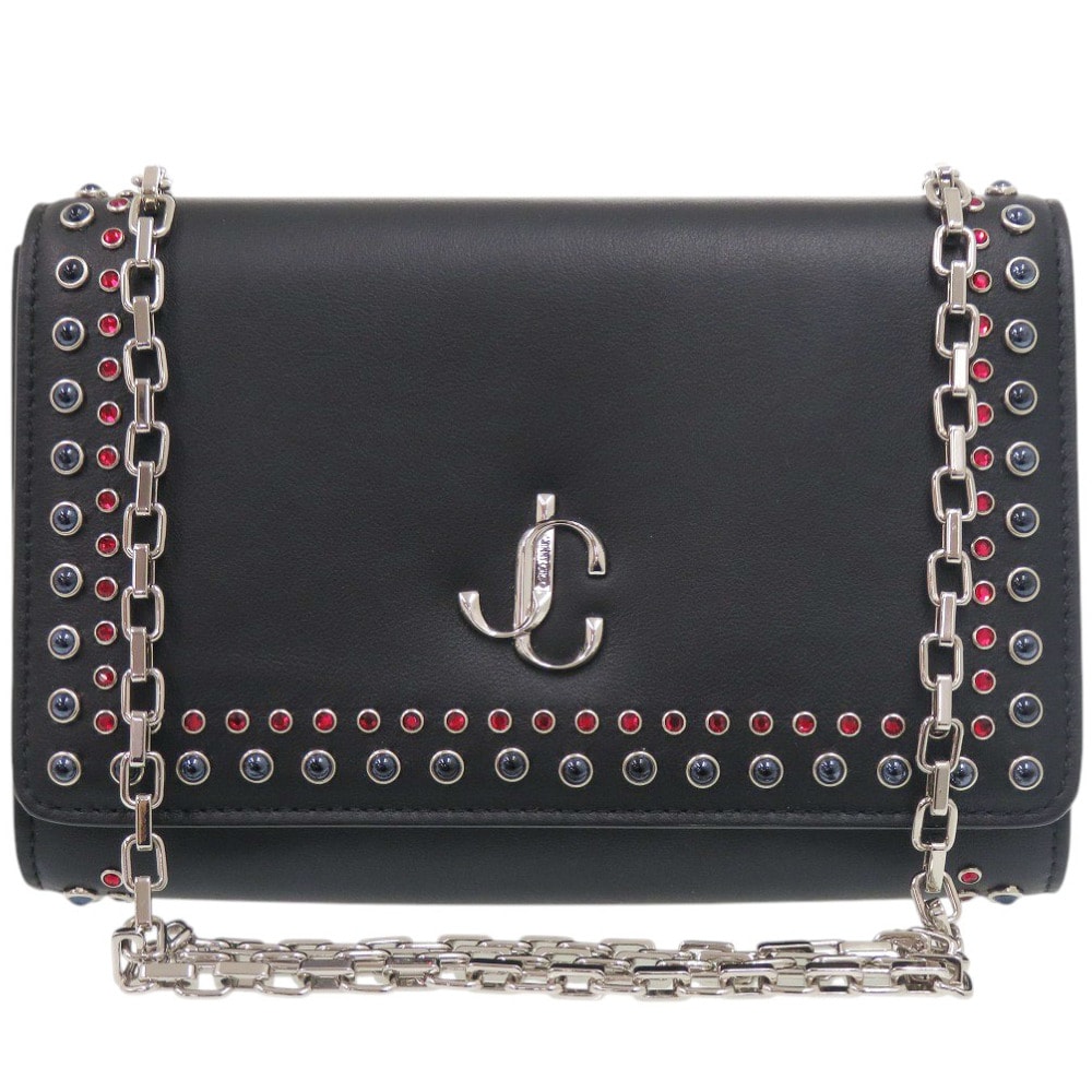 B (目立った傷や汚れなし)】ジミーチュウ VARENNE CLUTCH チェーン