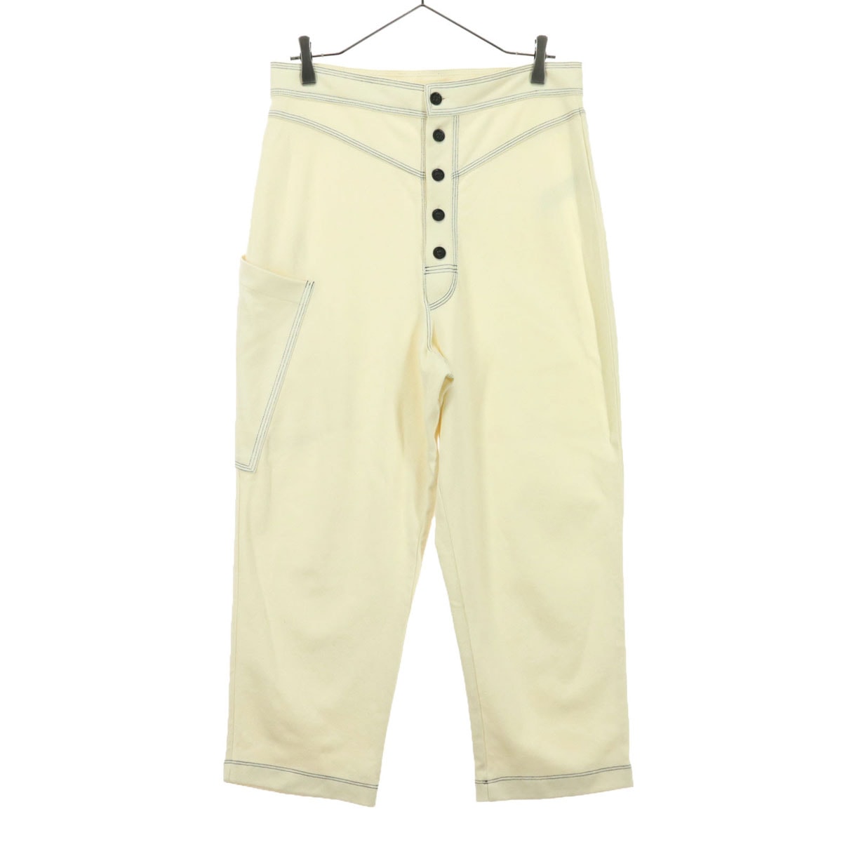 ZARA ザラ ロングパンツ M アイボリー