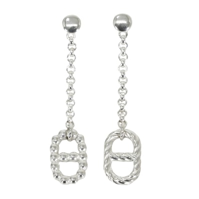2026年春夏 HERMES エルメス ピアス シェーヌダンクル アレア II シルバー シルバー925 (SV925 Ag925) 新品
