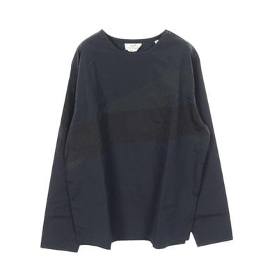 エルメス HERMES プルオーバー 衣料品 トップス コットン メンズ ネイビー系 / ブラック系 / グリーン系 【中古】