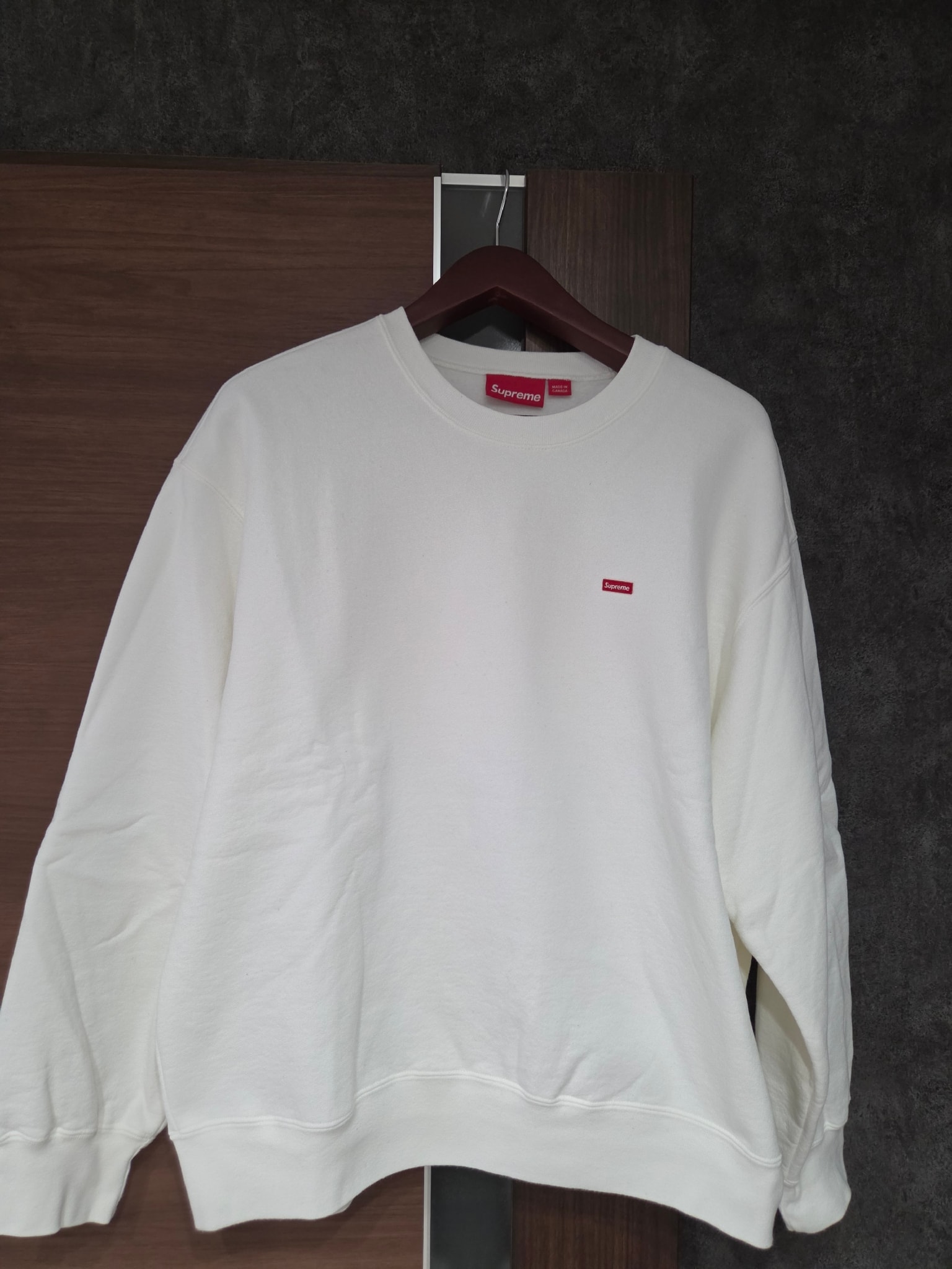 Supreme Small Box Crewneck "White"