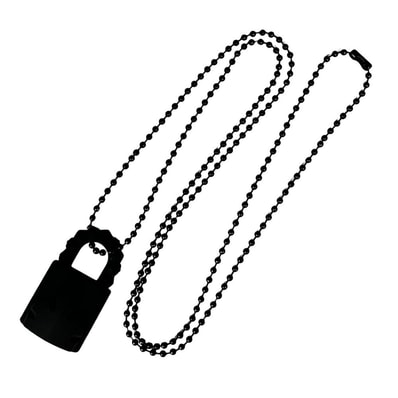 CHROME HEARTS クロムハーツ PADLOCK パドロック 南京錠 シリコン ラバー ネックレス 40751