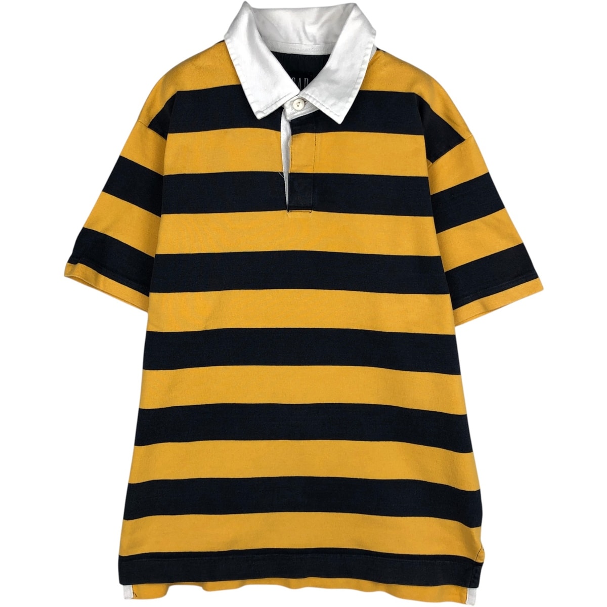 古着 00年代~ ギャップ GAP 半袖 ボーダー ポロシャツ メンズM相当/eaa635112