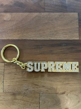 Supreme Block Logo Keychain